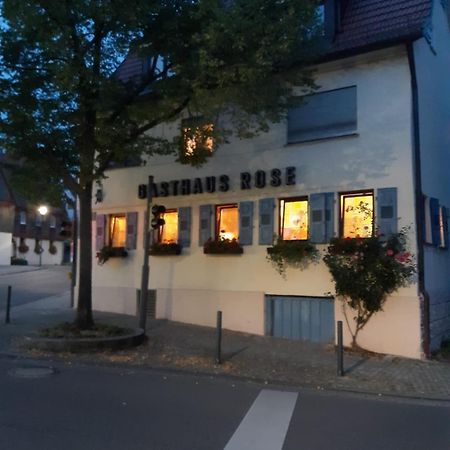 Hotel Landgasthof Rose Ditzingen Exterior foto
