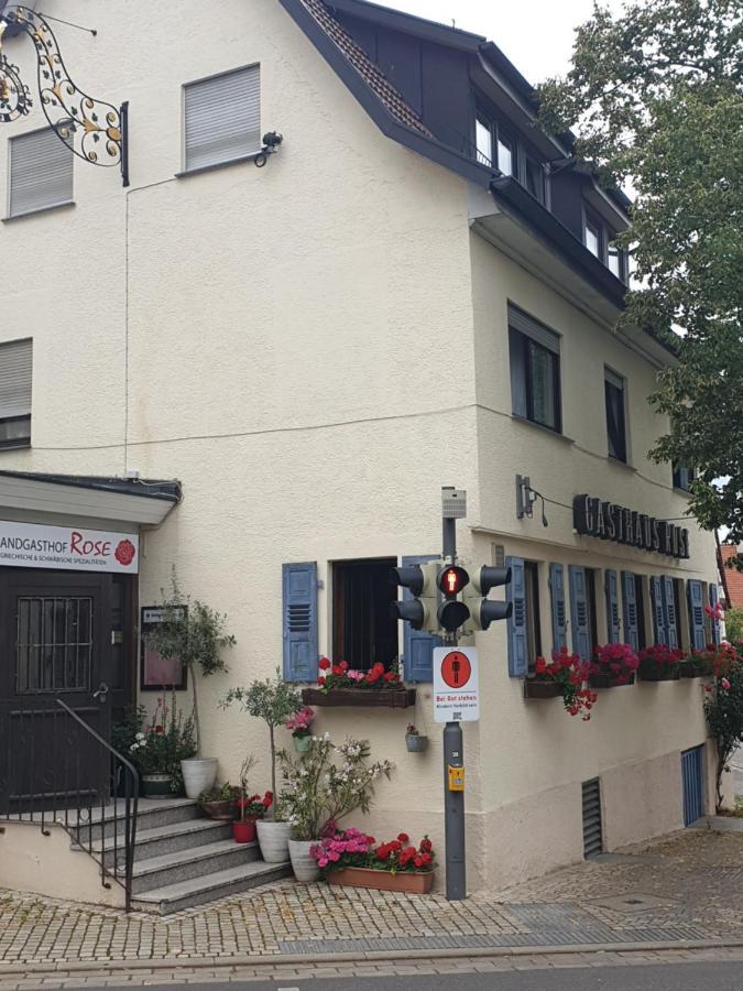 Hotel Landgasthof Rose Ditzingen Exterior foto
