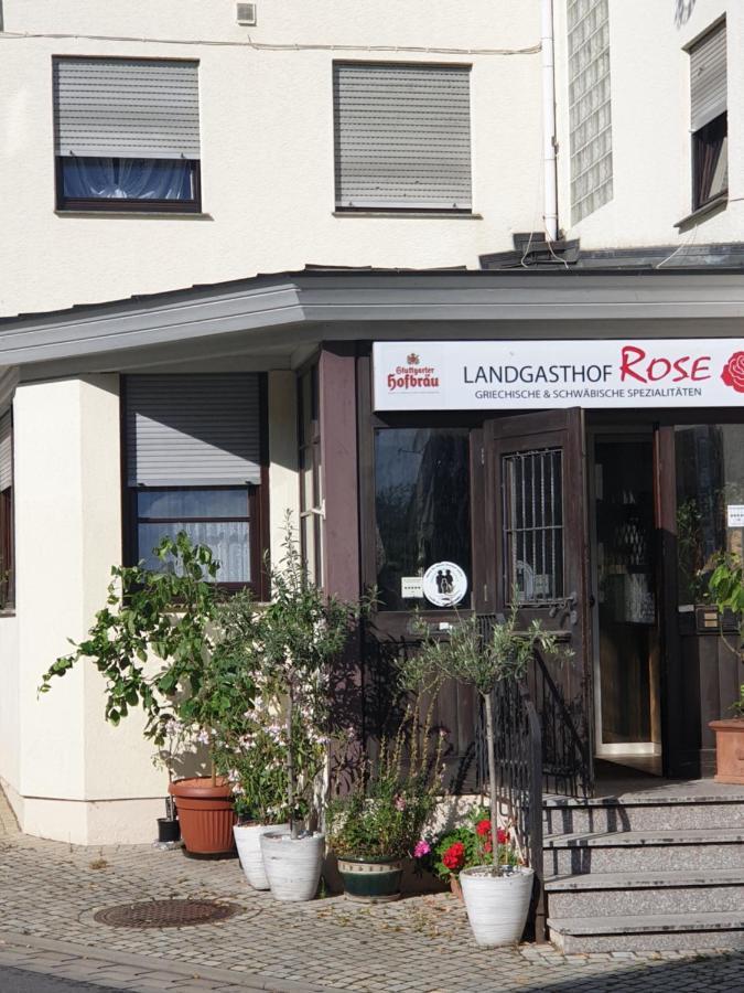 Hotel Landgasthof Rose Ditzingen Exterior foto