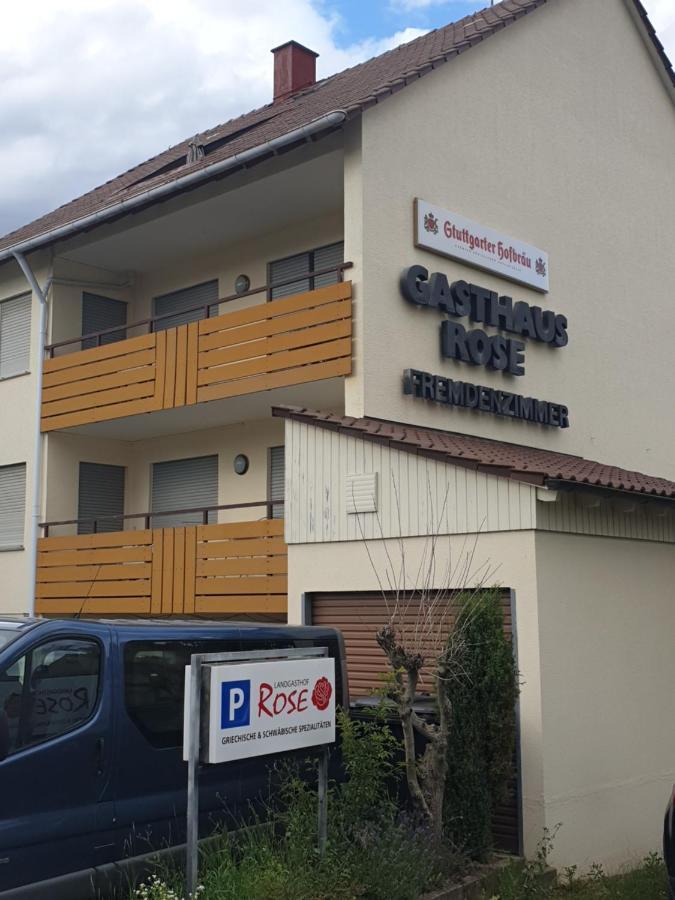 Hotel Landgasthof Rose Ditzingen Exterior foto