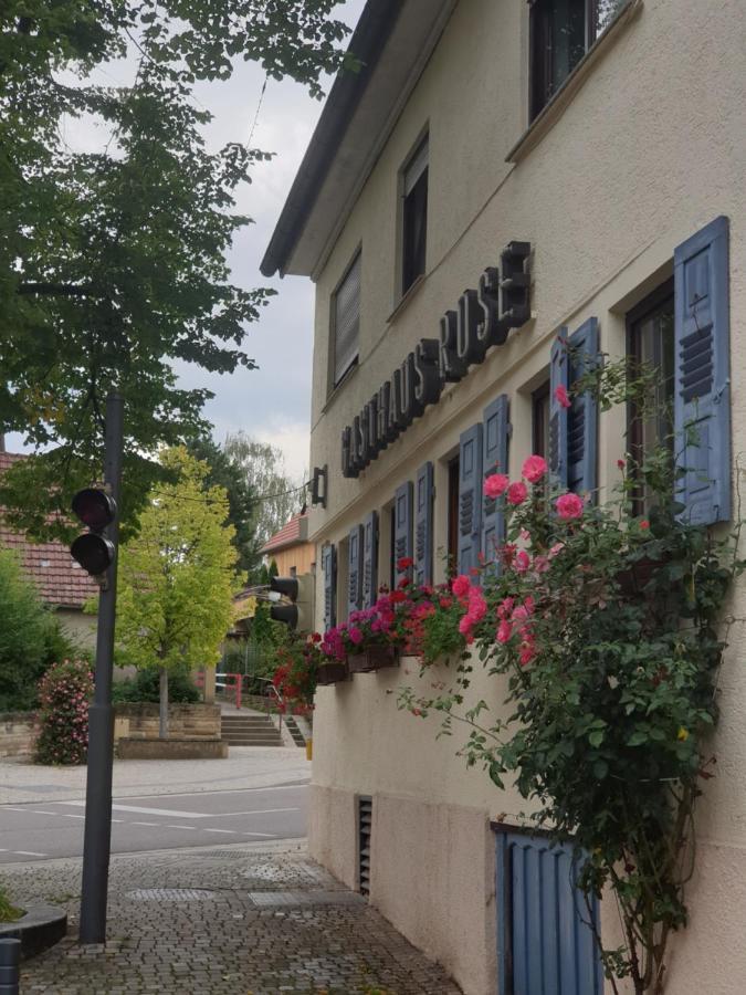 Hotel Landgasthof Rose Ditzingen Exterior foto