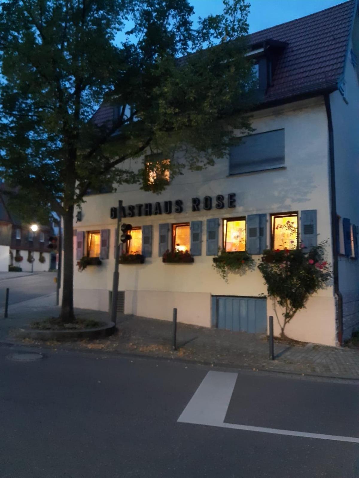 Hotel Landgasthof Rose Ditzingen Exterior foto