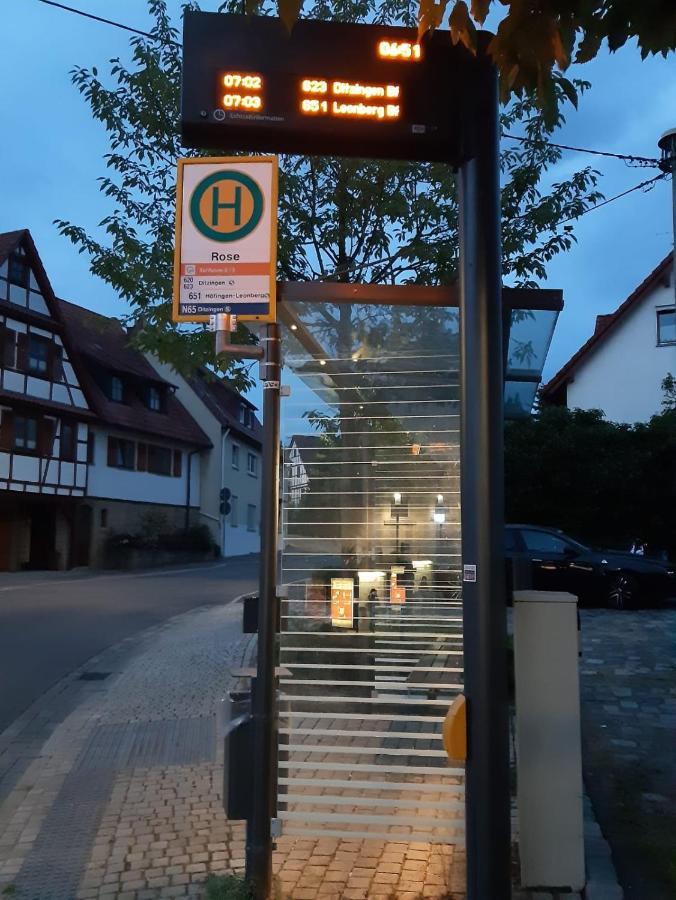 Hotel Landgasthof Rose Ditzingen Exterior foto