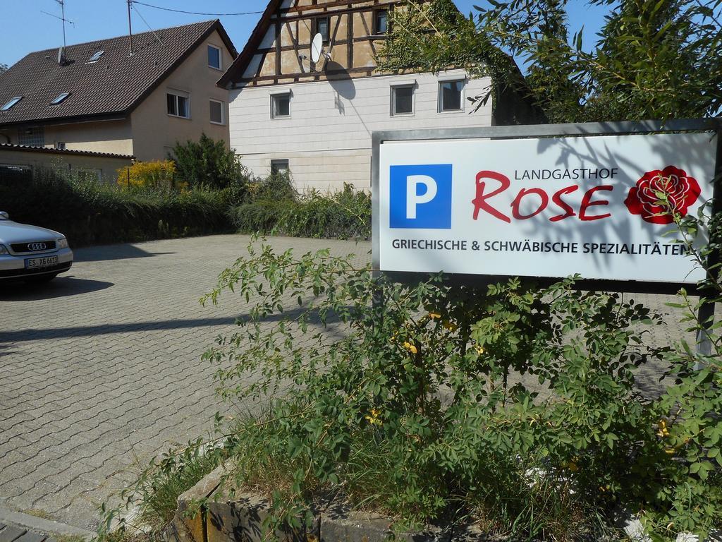Hotel Landgasthof Rose Ditzingen Exterior foto
